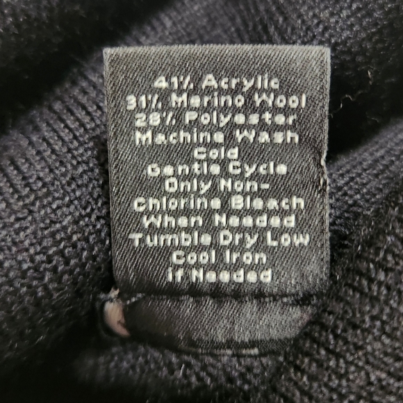 Ann Taylor Sweater Dress, Cowl Neck, Fitted, Goth, Witch, Vampirecore - Picture 5 of 5